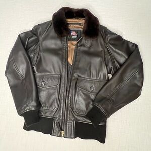 US Wings USCG Goatskin G-1 Jacket - Men’s Size Small